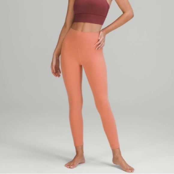 lululemon athletica Pants - LULULEMON Align High-Rise Pant 25" Pink Savannah size 4